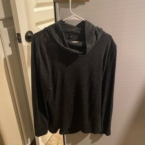 Over-sized turtleneck sweater